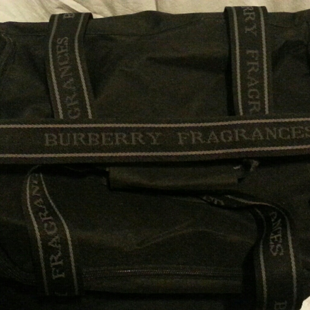 Burberry Fragrances Canvas Overnight Bag